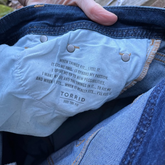 Torrid Luxe Slim Boot Jeans #11661101 Sz 20Tall - Picture 6 of 16